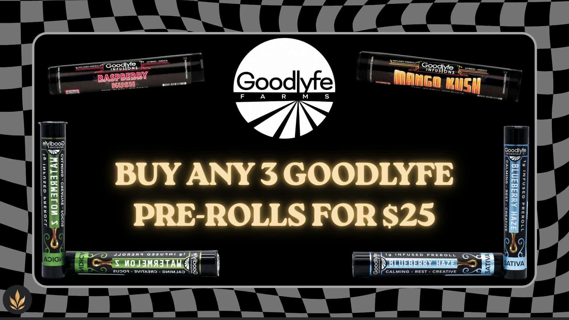 Deal: Goodlyfe Pre-Rolls 3 for $25
