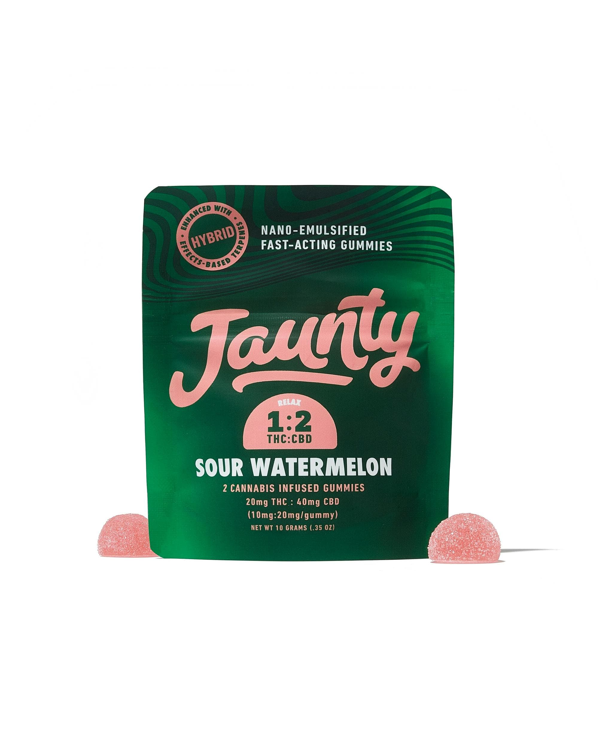 product image for Sour Watermelon 2:1 CBD:THC 20mg 2pk