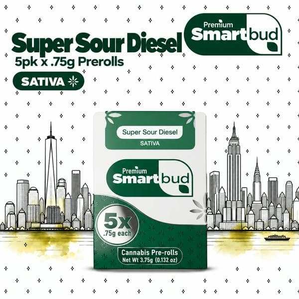 product image Super Sour Diesel | 5 Pack Pre-rolls | 3.75g