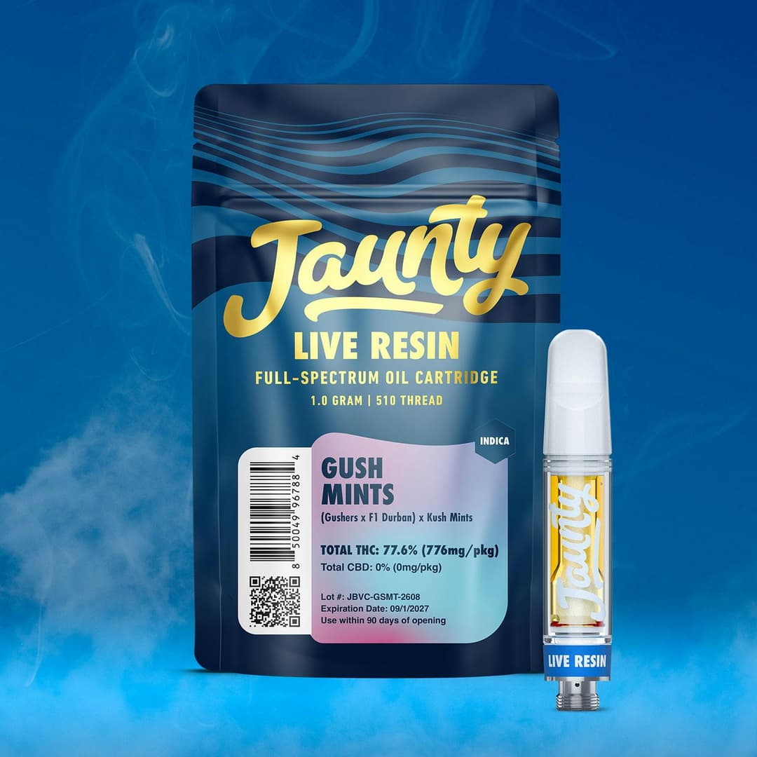 Gush Mints • Live Resin • Cartridge • 1g - Jaunty | Treehouse Cannabis