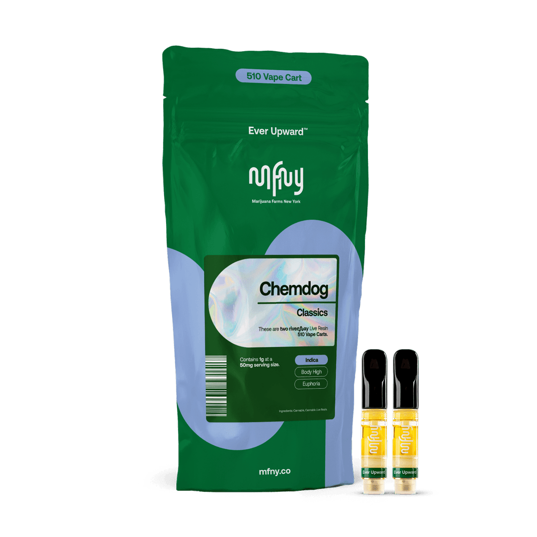 Chemdog • Live Resin 2pk vape Cartridge • 1g - MFNY | Treehouse Cannabis