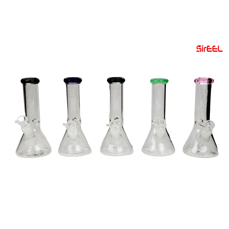 product image for 8" Color lip assorted beaker bong & Flower bowl (assorted colors)