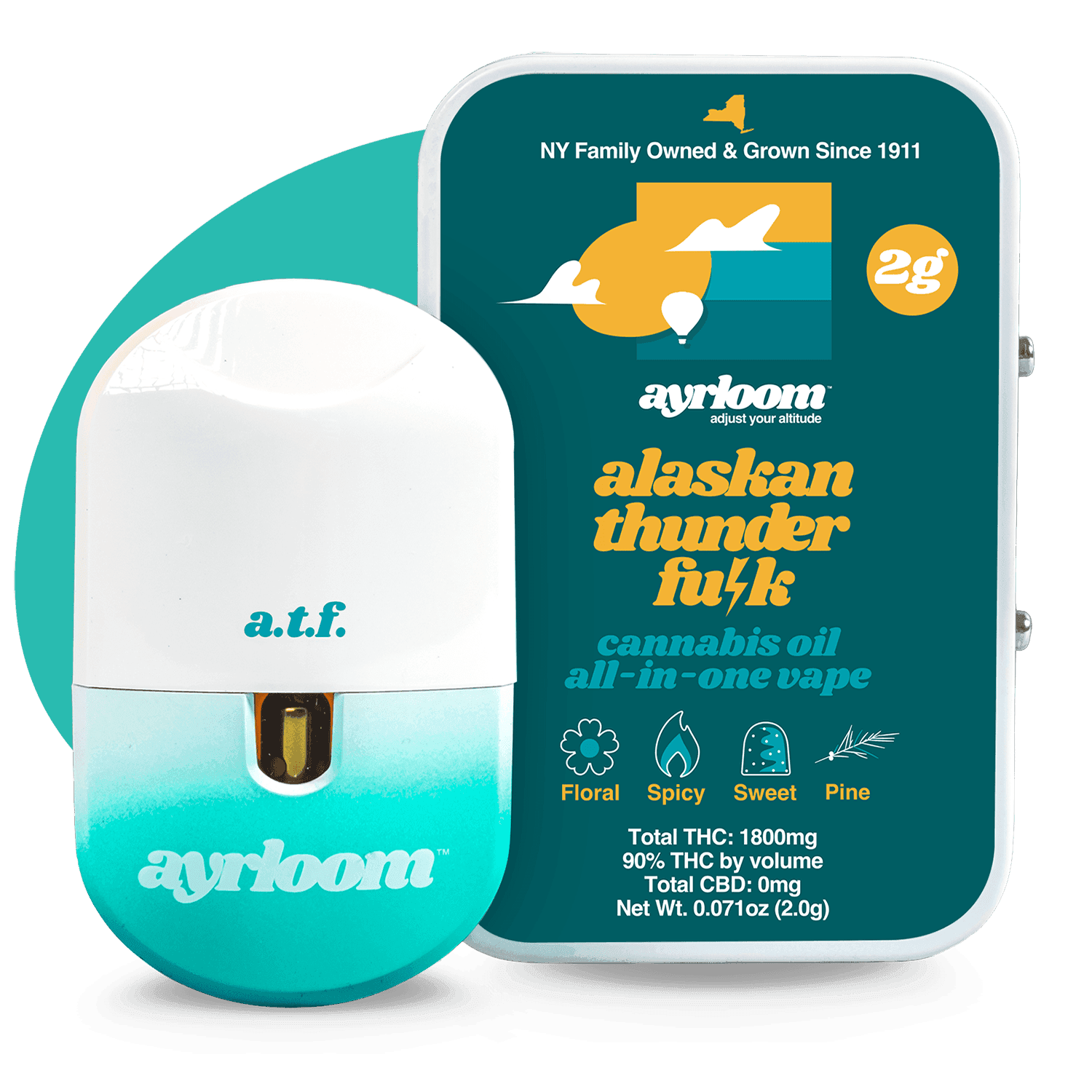 product image for ayrloom Alaskan Thunder Fuck AIO 2g