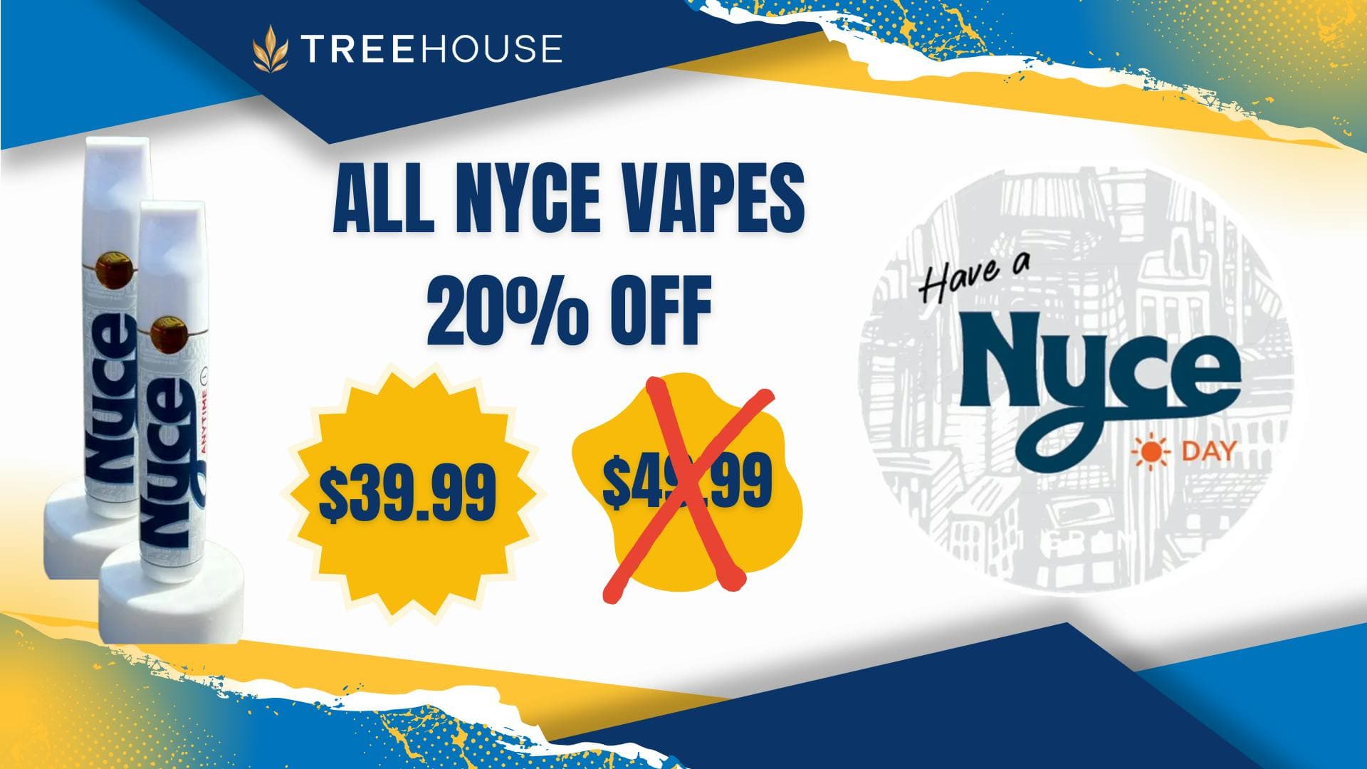 NYCE Live Rosin Disposable Vapes – 2 for $80