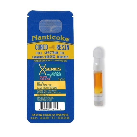 product image for Shot Caller x Block Monster Cured Resin Vape 1g