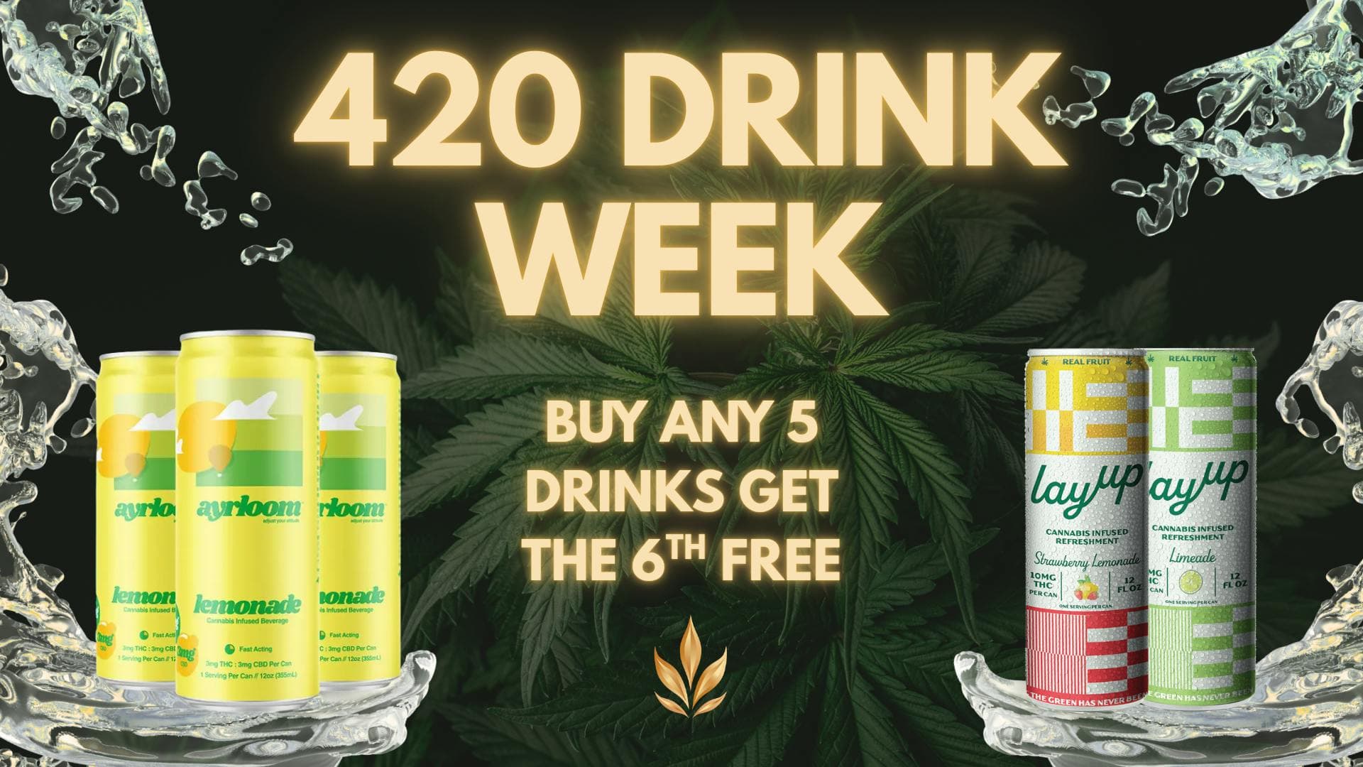 Mix and match any 5 drinks get the 6th FREE!
