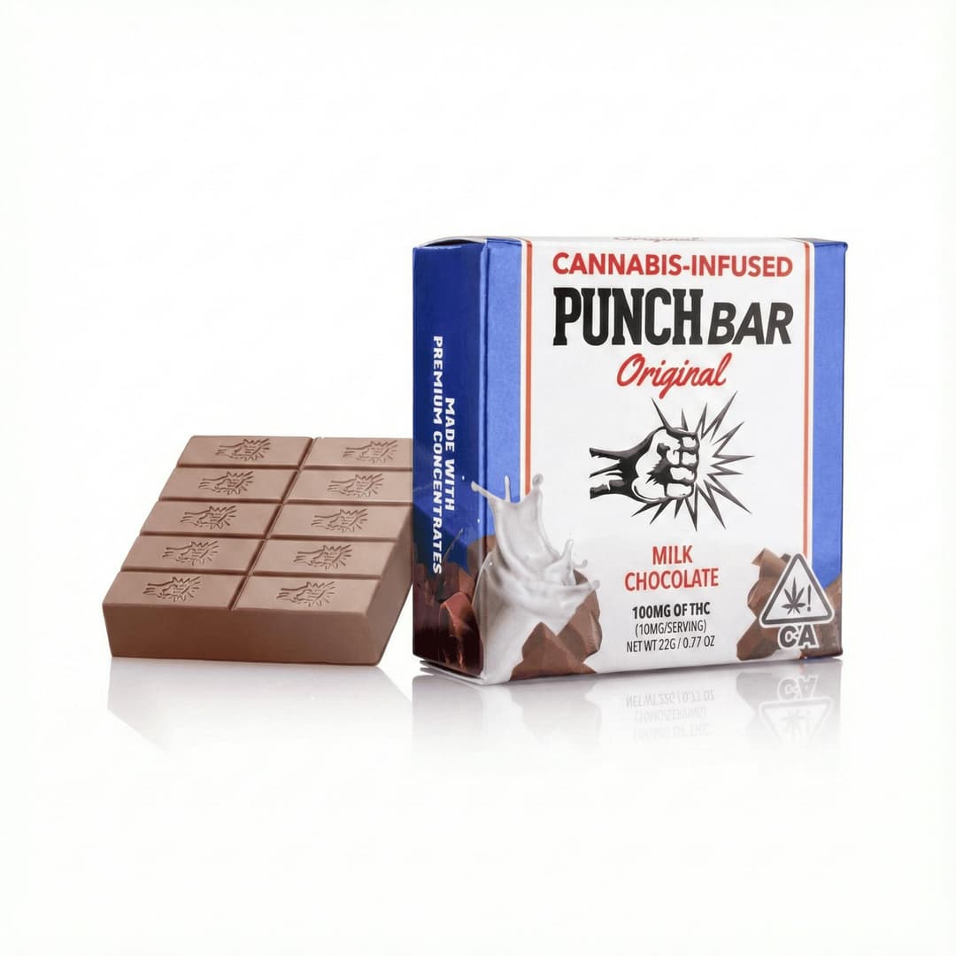 Milk Chocolate • 100mg - Punch Bar | Treehouse Cannabis