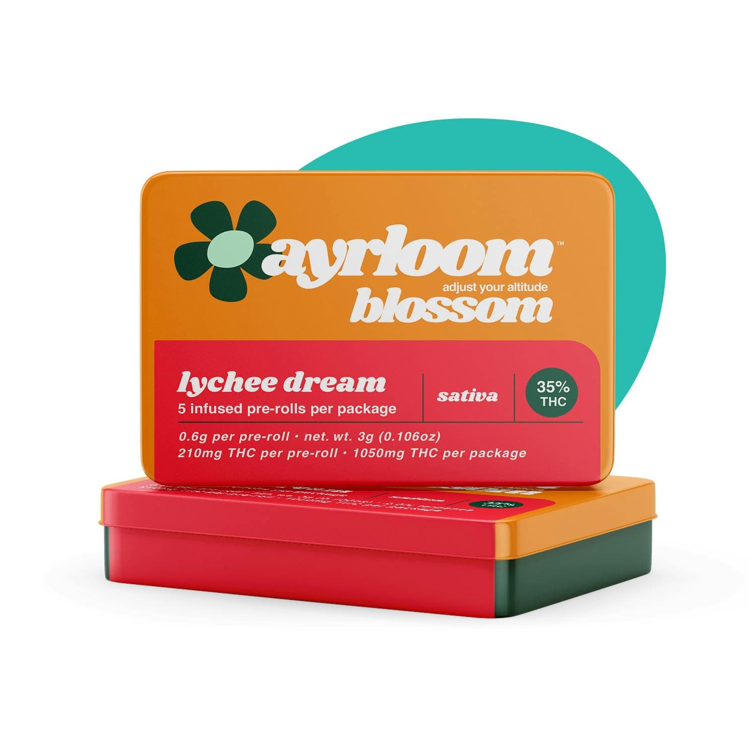 product image for Ayrloom Lychee Dream Infused Pre-Roll 5 Pack