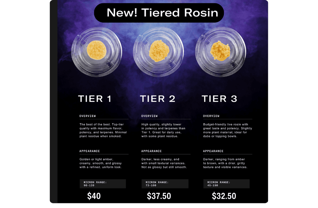 GMO • Tier 1 Live Rosin Concentrate • 1g - Rythm | Treehouse Cannabis