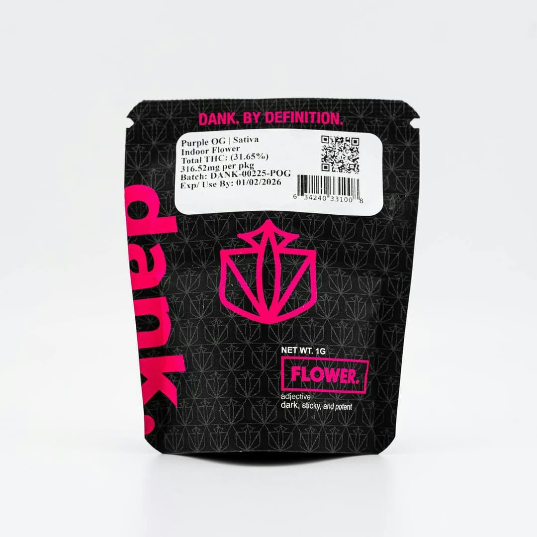 Purple OG • Flower • 1g - Dank By Definition. | Treehouse Cannabis