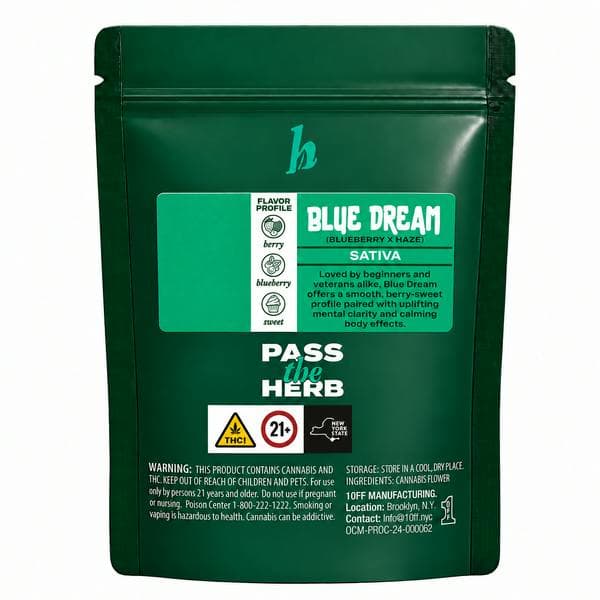 Blue Dream • Pre-Ground "Ready to Roll" Flower • 7g - HERB | Treehouse Cannabis