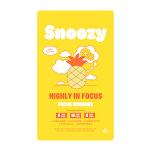 Snoozy Highly In Focus • Gummies • 100mg - Snoozy | Treehouse Cannabis