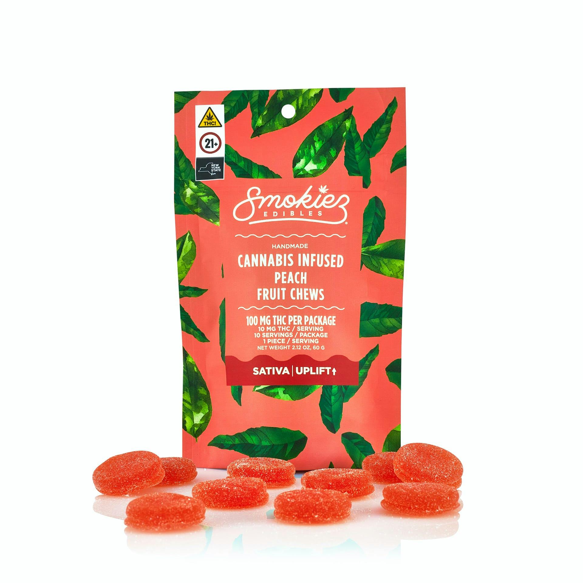 Sweet Peach Gummies • 10 Pack - Smokiez - EDIBLES - Rockland County Weed Delivery | Treehouse Cannabis