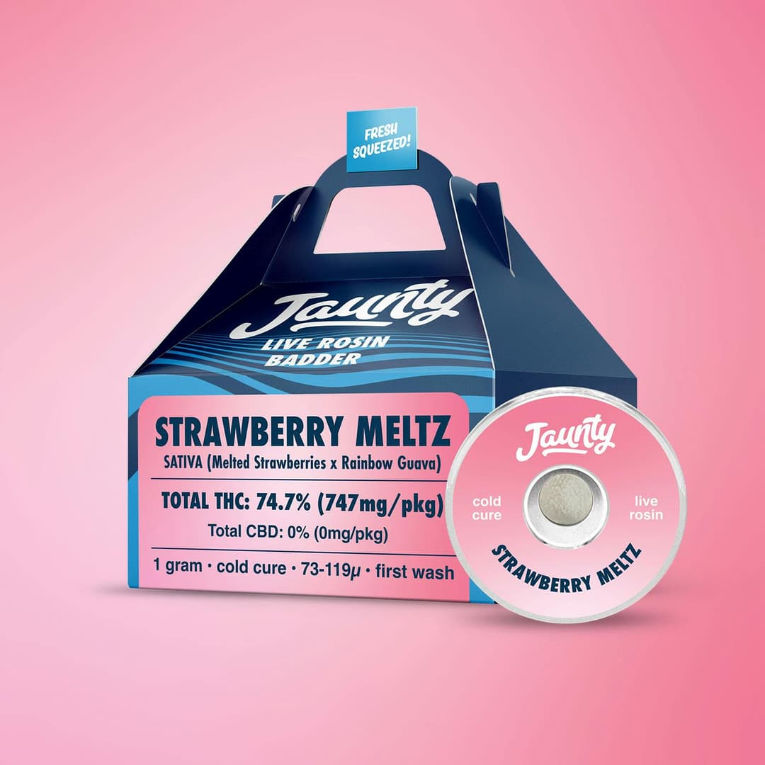 Strawberry Meltz • Live Rosin Concentrate • 1g - Jaunty | Treehouse Cannabis