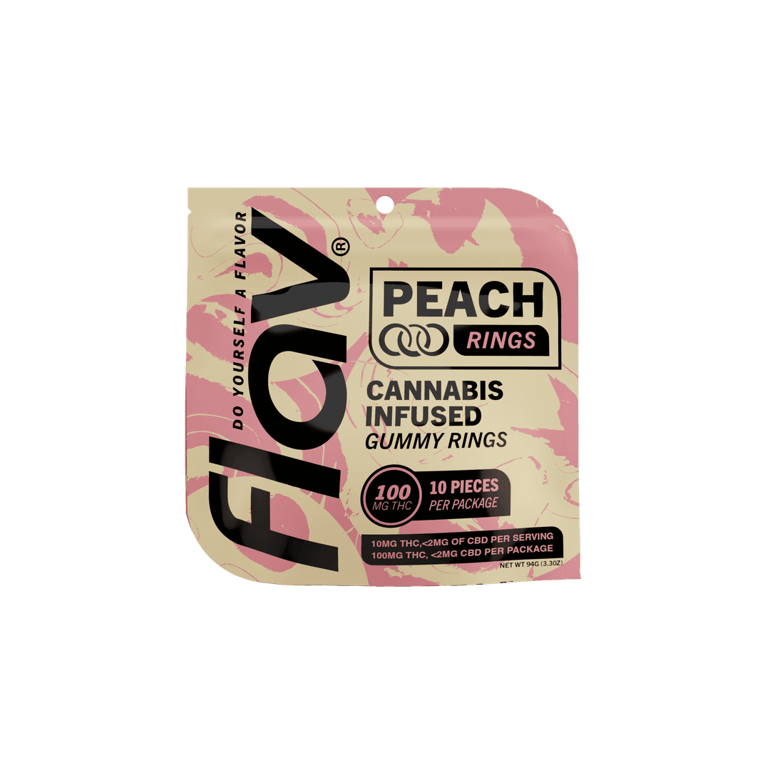 Peach Rings - 100mg - Flav | Treehouse Cannabis
