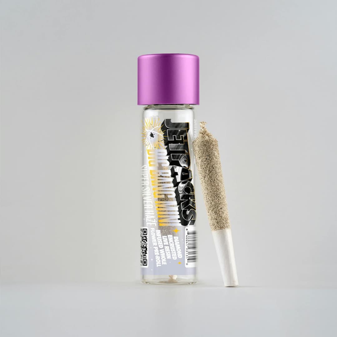 Super Silver Haze • Big Bang Mini • Infused Pre-Roll • .5G - Jetpacks | Treehouse Cannabis