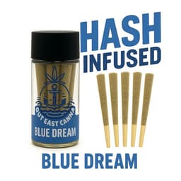 Blue Dream | Hash Infused Pre-Rolls • 5 Pack | 2.5g