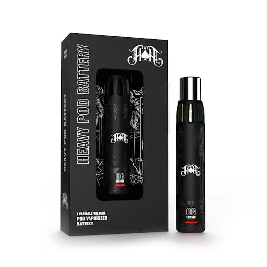 Heavy Pod Battery - Matte Black - High Performance - Heavy Hitters | Treehouse Cannabis