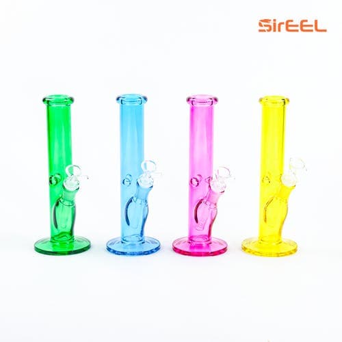 product image 10" Vibrant Neon Tube Bong with flower Bowl