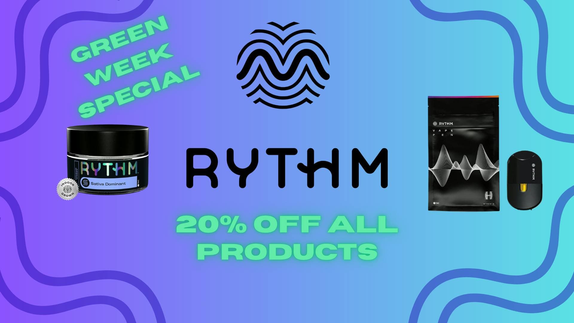 20% OFF ALL RYTHM PRODUCTS!