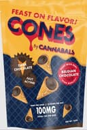Dark Chocolate Cannabals Cones | 10 Pack | 100mg