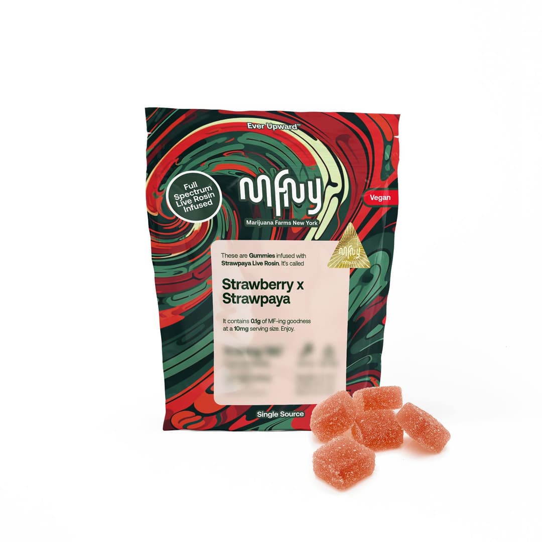 Strawberry x Strawpaya • Live Rosin Gummies - MFNY | Treehouse Cannabis