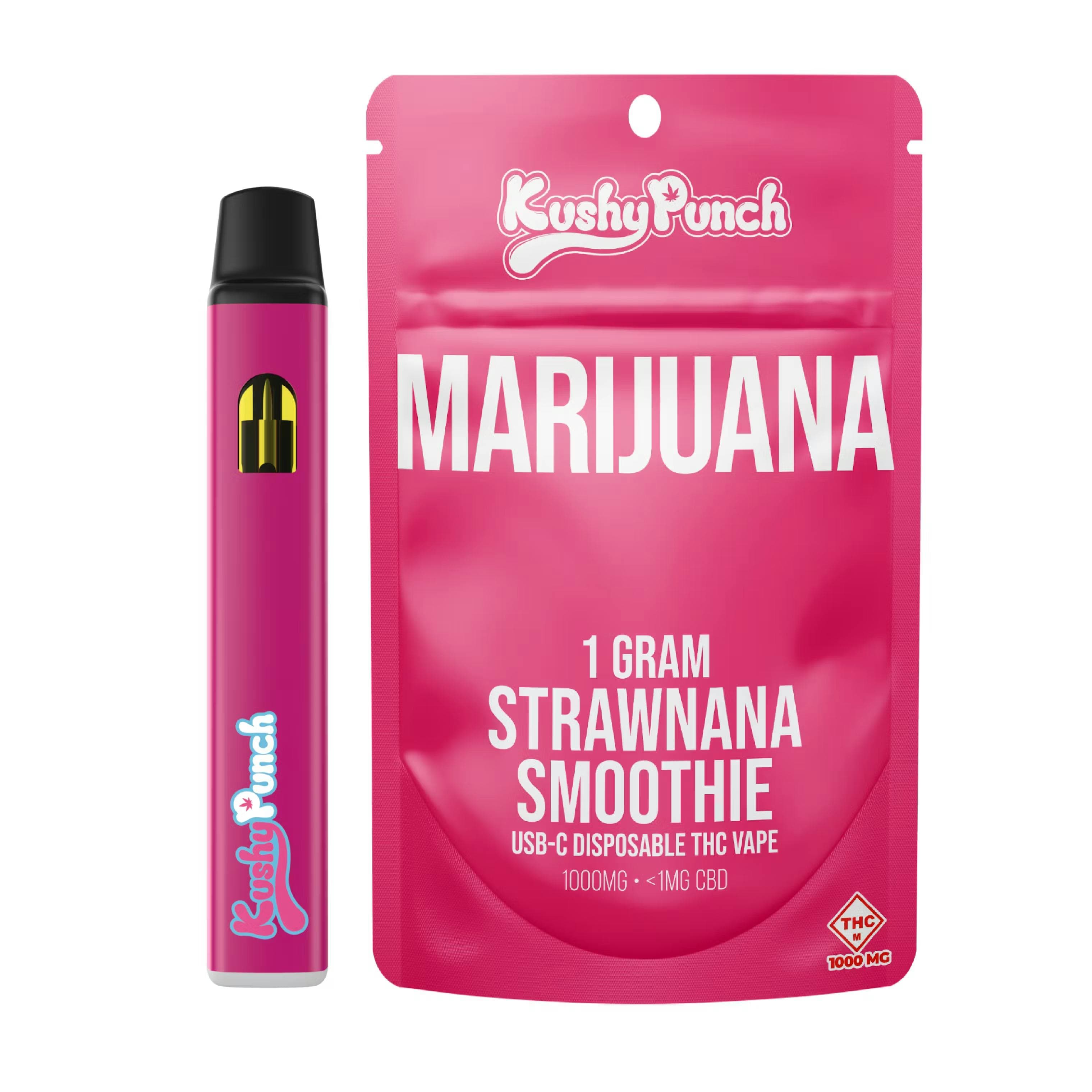 Strawnana Smoothie Disposable - 