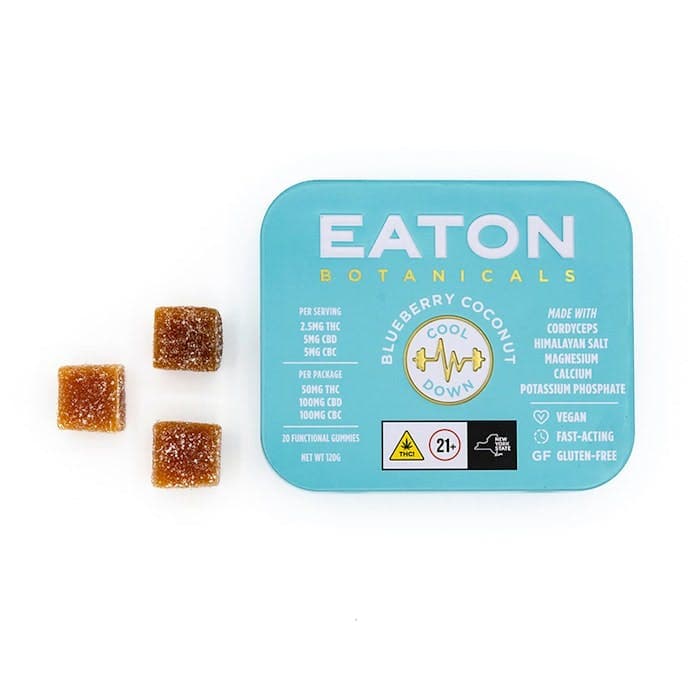 Blueberry Coconut • Gummies • 20 pack • 100mg - Eaton Botanicals | Treehouse Cannabis