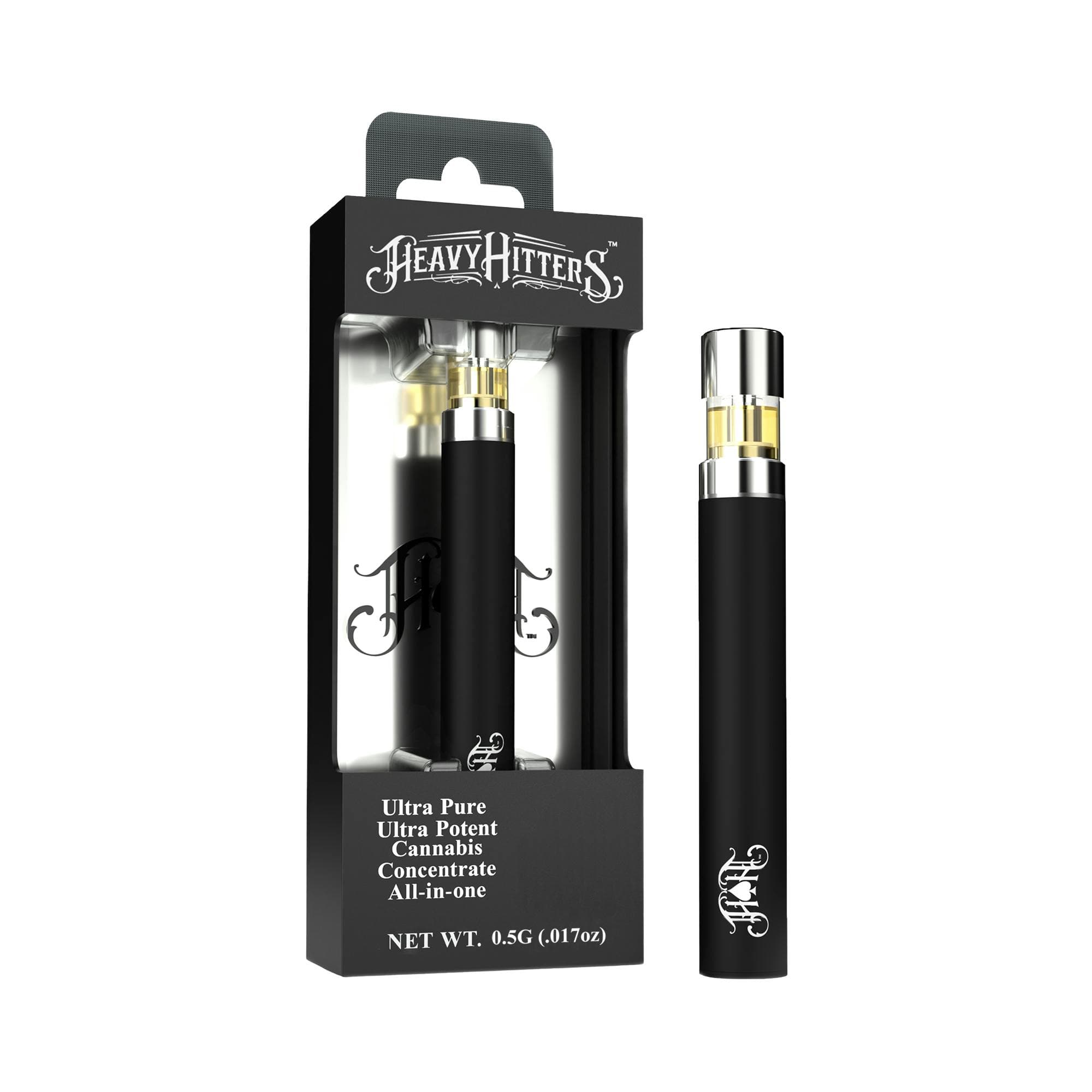 Master Kush Ultra Extract High Potency Oil AIO Disposable .5g - Heavy Hitters