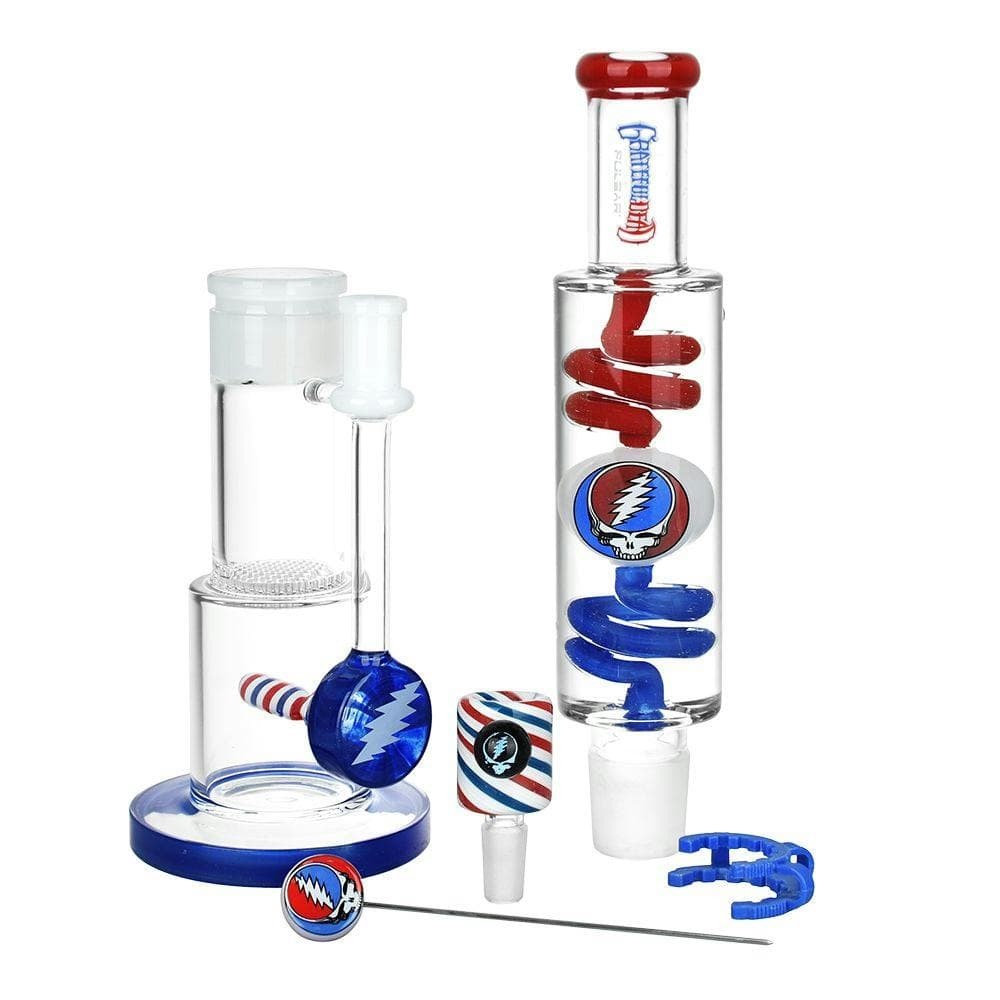 Grateful Dead x Pulsar 10 Year Flood Glycerin Water Pipe Kit - 16" / 14mm F -  | Treehouse Cannabis