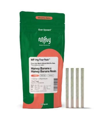 Honey Banana X Honey Banana • 4pk Pre-Rolls • • 3g - MFNY | Treehouse Cannabis