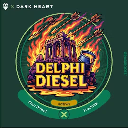 Delphi Diesel "Dark Heart Collection" • Flower • 14g - Grassroots | Treehouse Cannabis