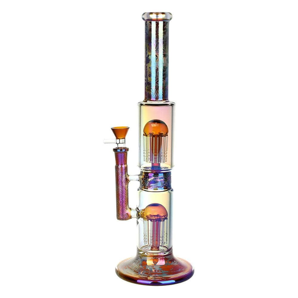 Pulsar Dub Chamber Electro Etched Water Pipe 13.75" 14mm F - 