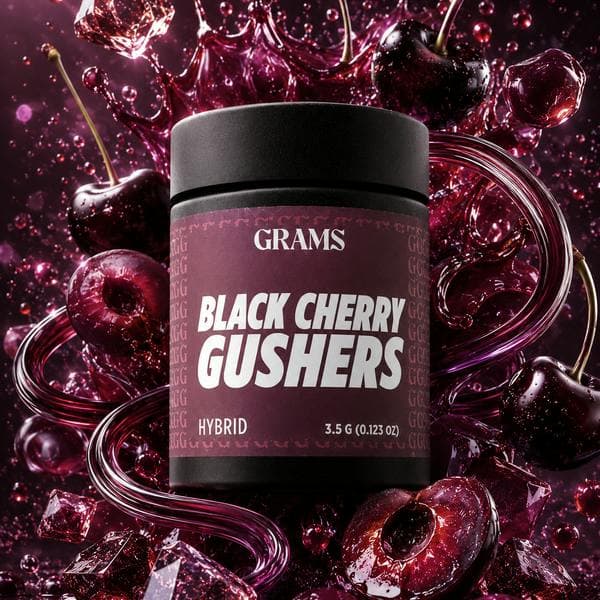 Black Cherry Gushers • Flower • 3.5g - Grams | Treehouse Cannabis