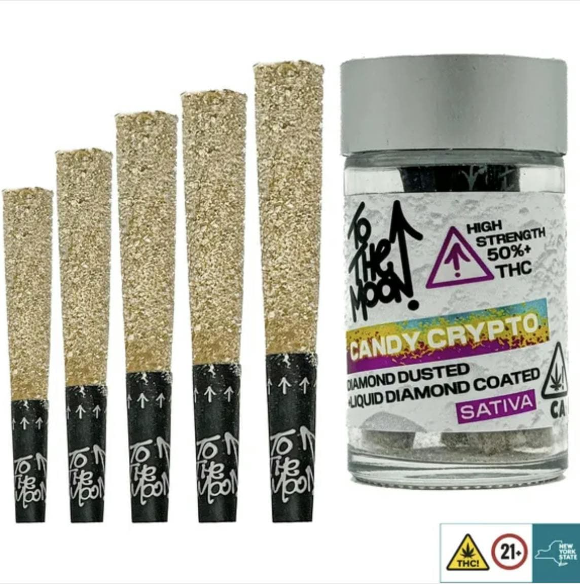 Candy Crypto 5 pack Diamond Dusted - To the Moon