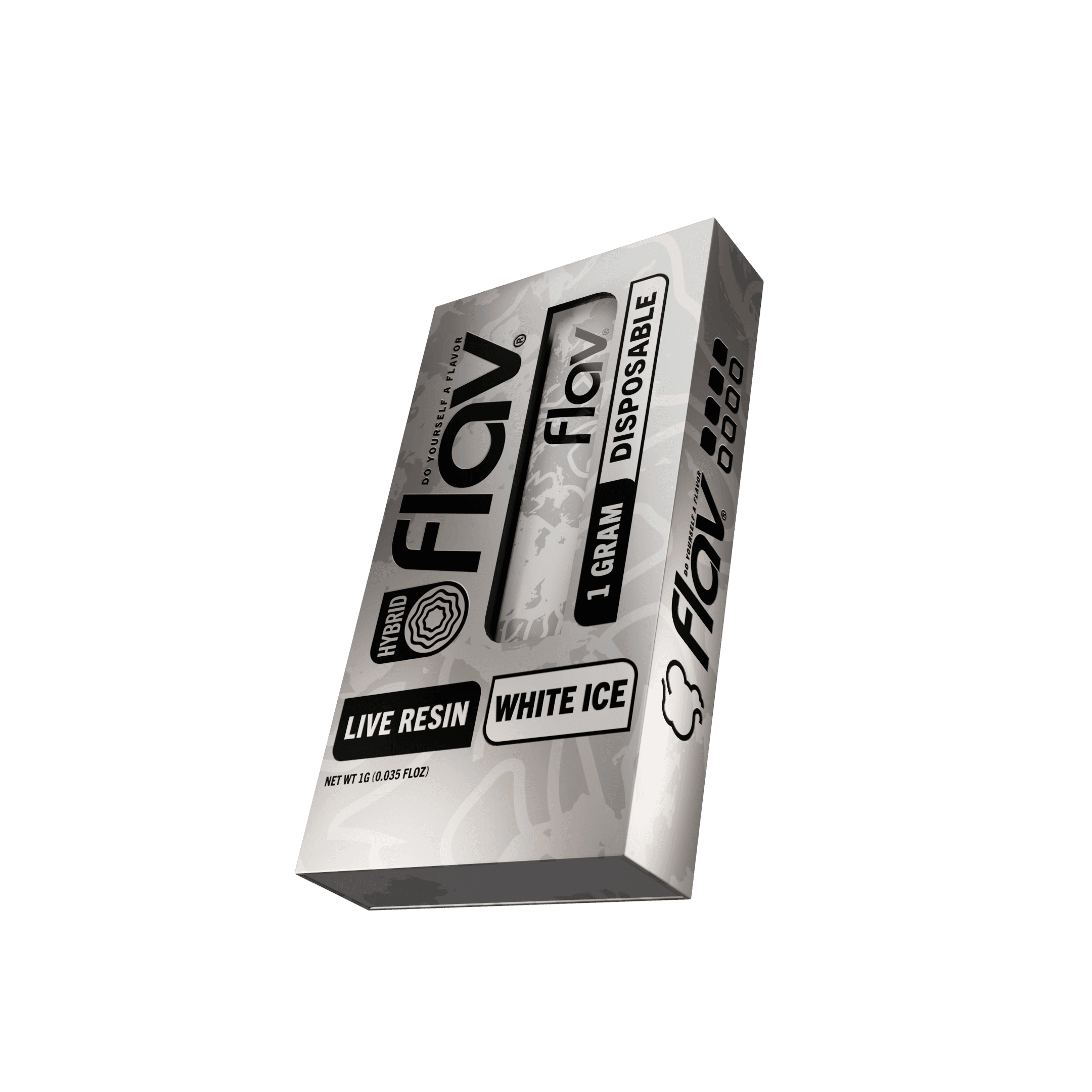 White Ice - Live Resin All In One Vape - 1g - Hybrid - Flav