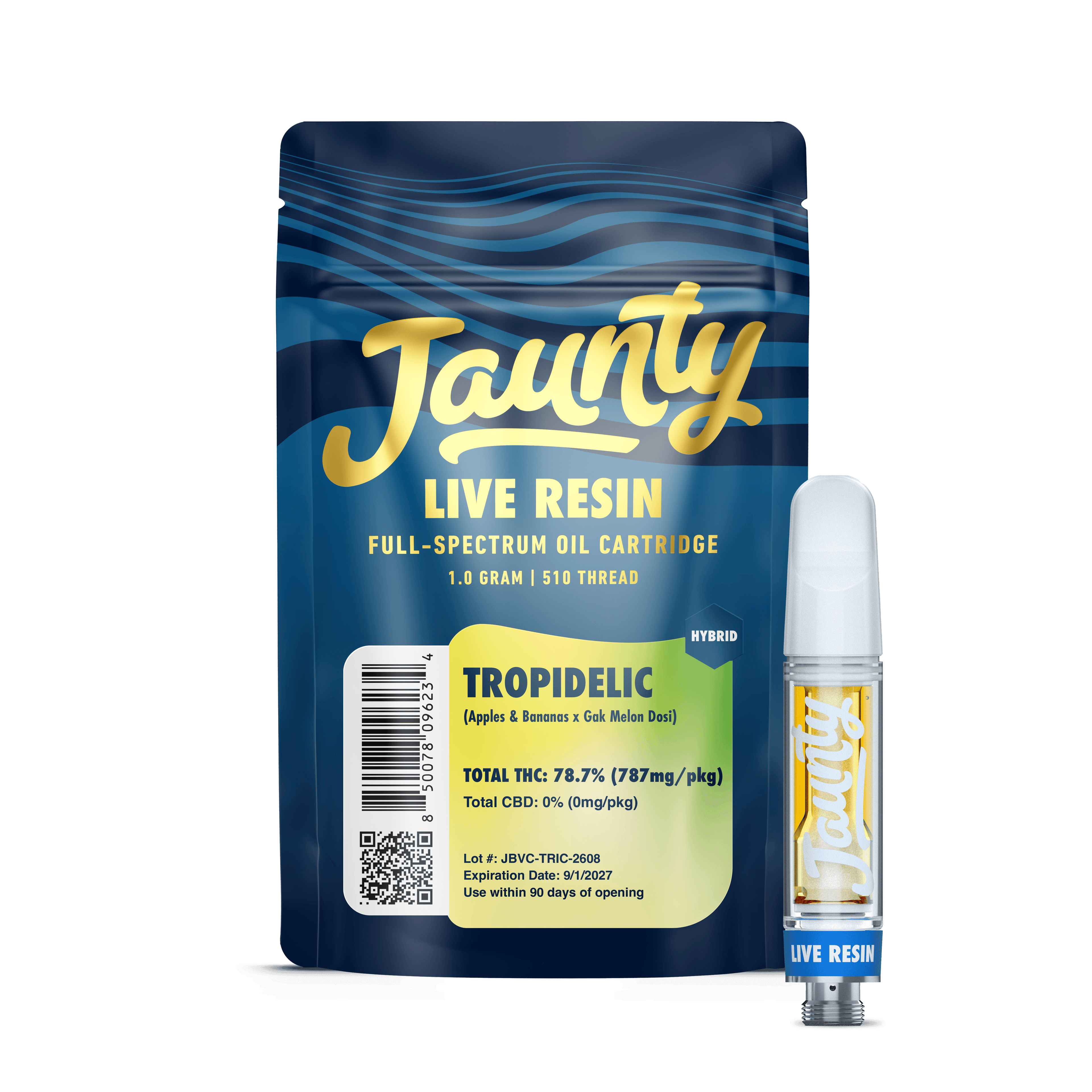 product image Tropidelic | Live Resin | Cartridge | 1g