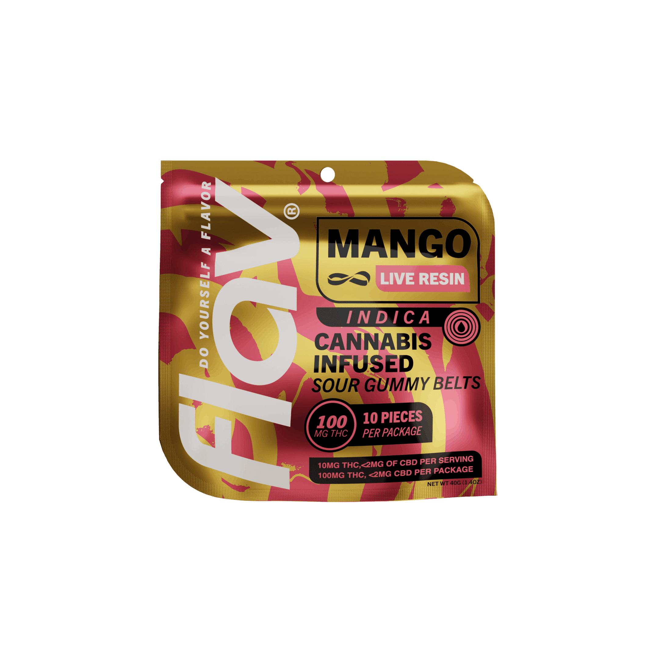 product image for Mango Belts - Live Resin - 100mg - Indica