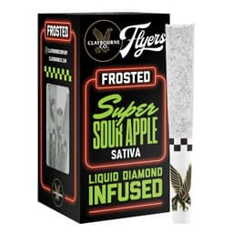 Super Sour Apple | Diamond Frosted Flyers Pre-Rolls | 5 Pack | 2.5g