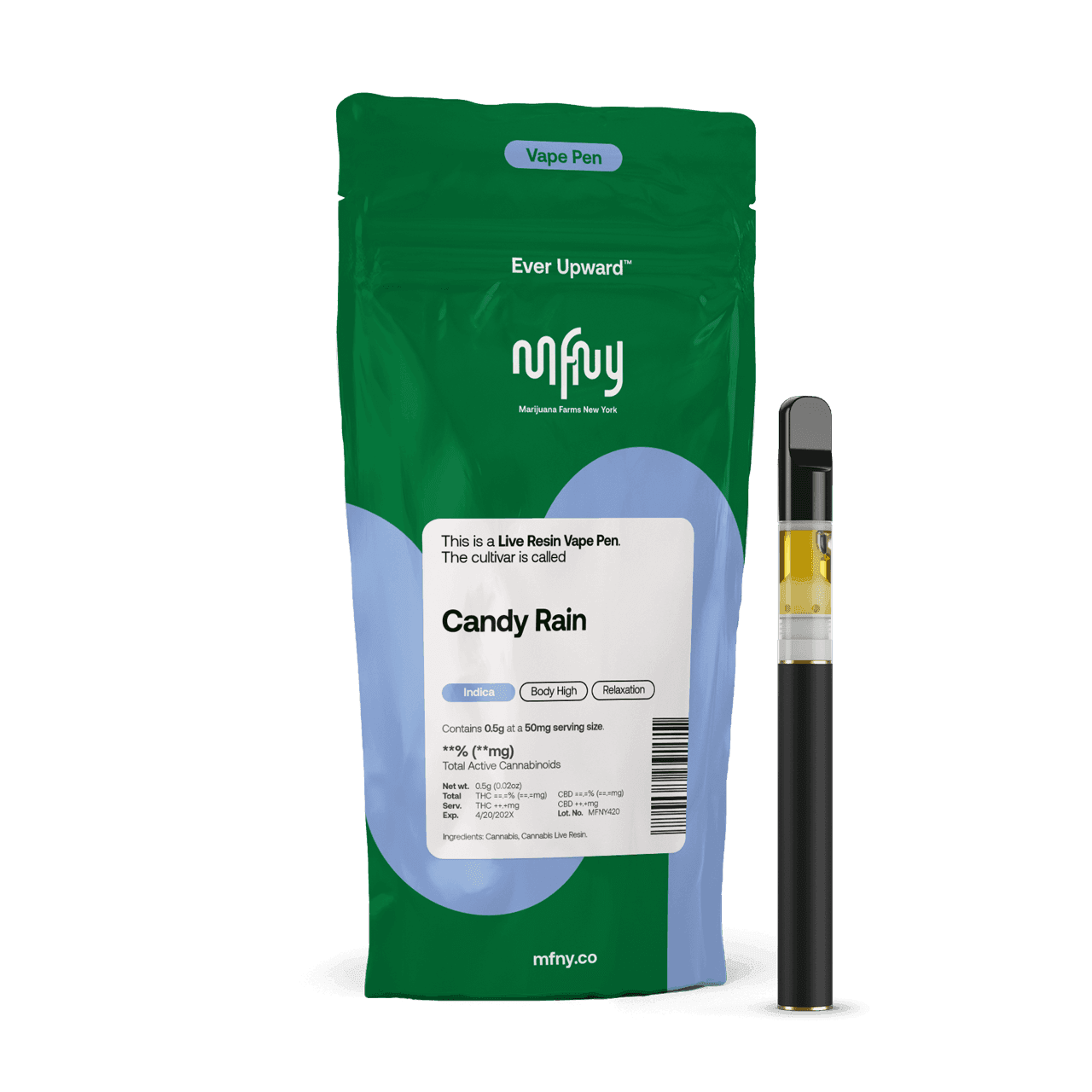 product image for Candy Rain Live Resin Vape Pen .5g