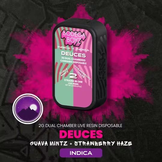 Guava Mintz x Strawberry Haze • Bodega Boyz • Disposable Live Resin Vape - BODEGA BOYZ | Treehouse Cannabis