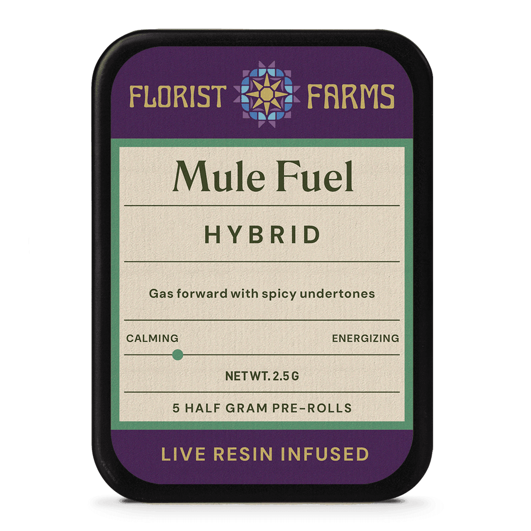 Mule Fuel • 5 Pack infused Pre-Rolls • 2.5g - Florist Farms | Treehouse Cannabis