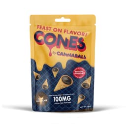 Dark Chocolate Cannabals Cones | 10 Pack | 100mg