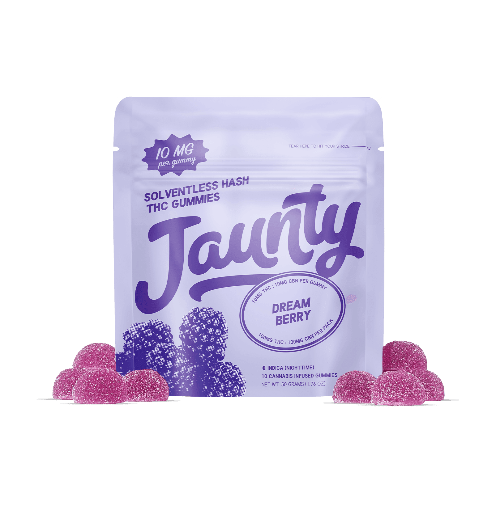 product image Dreamberry | Hash-Infused Gummies | 100mg | 10pk