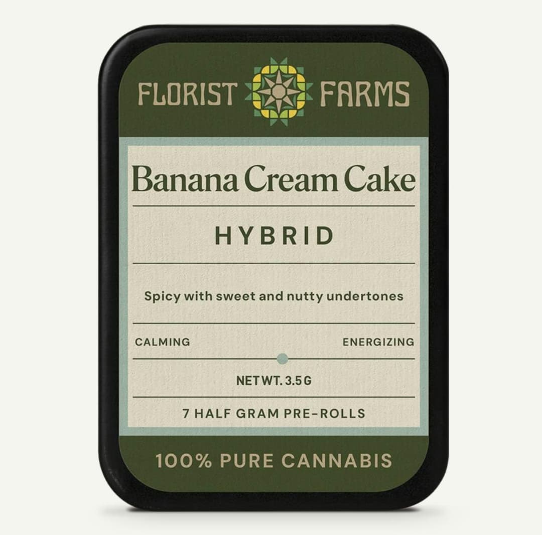 Banana Cream Cake • 7 Pack Pre-Rolls • 3.5g - Florist Farms | Treehouse Cannabis