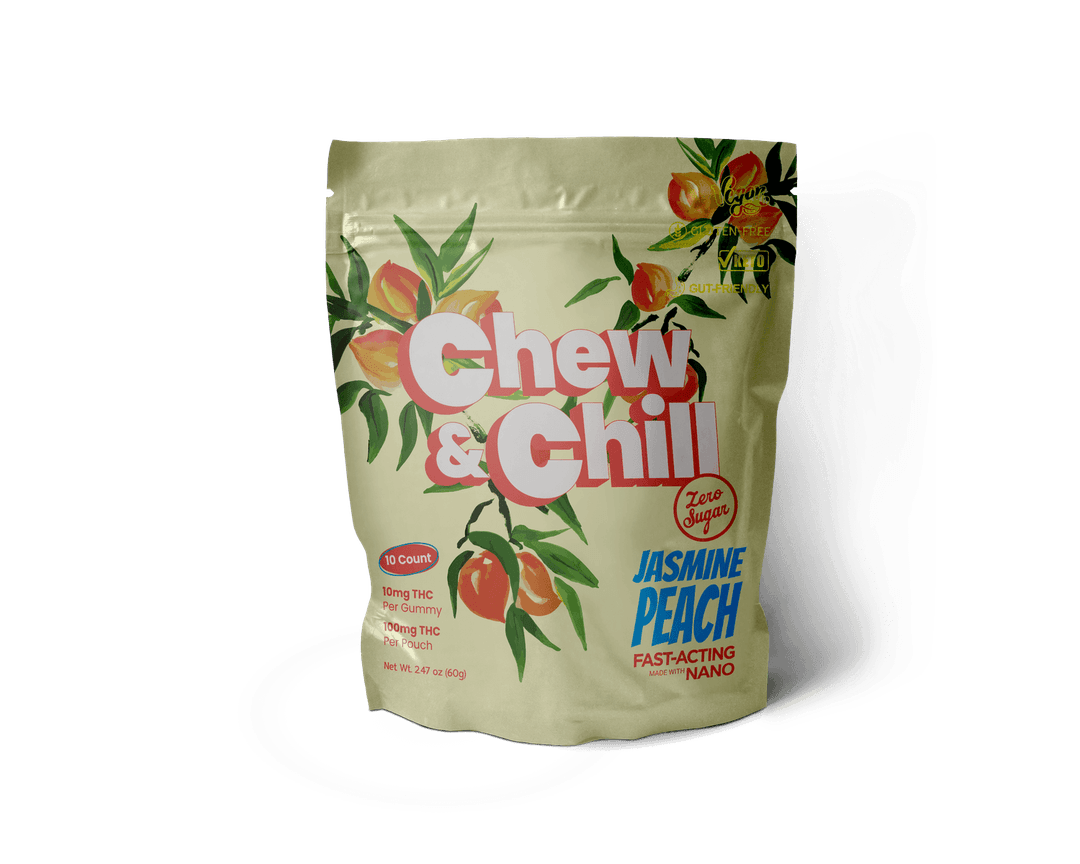 Mango Tango Gummies 10 Pack • 100mg - Chew & Chill | Treehouse Cannabis