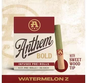 product image for Watermelon Z Wood Tip Infused 5 pack Pre-Roll 2.5g