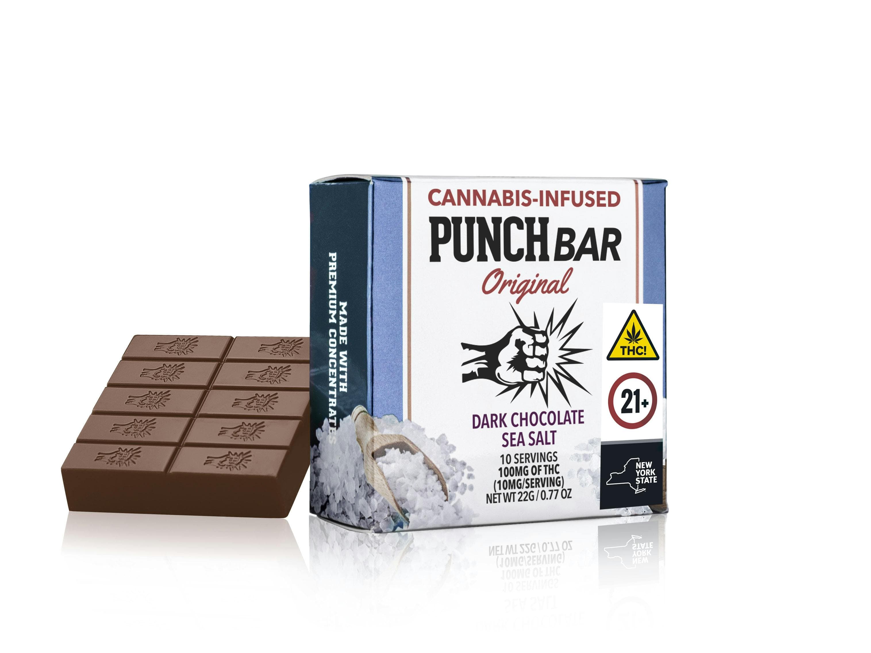 product image for Dark Chocolate Sea Salt Bar Chocolate 100mg