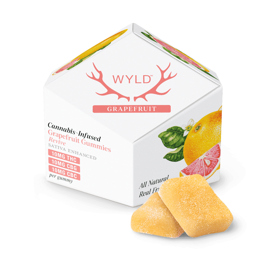 product image Grapefruit 1:1:1 CBG:CBC Sativa Enhanced Gummies | THC: 100mg, CBG: 100mg, CBC: 100mg