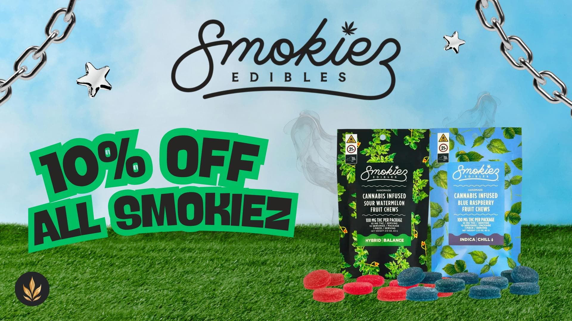 10% OFF ALL SMOKIEZ